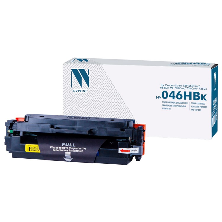 Картридж NVP совместимый NV-046H Black для Canon i-Sensys LBP 653Cdw/ 654Cx/ MF 732Cdw/ 734Cdw/ 735Cx (6300k)