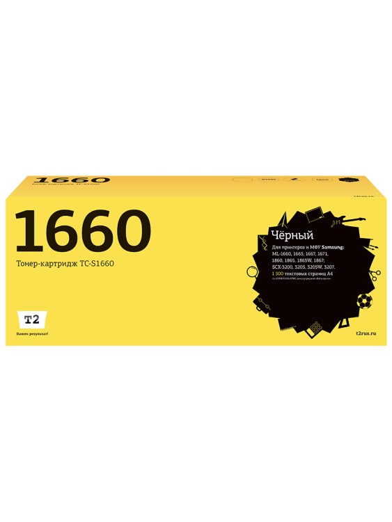 TC-S1660 Картридж T2 для Samsung ML-1660/1665/1860/1865/1867/SCX-3200/3205/3207 (1500 стр.) с чипом