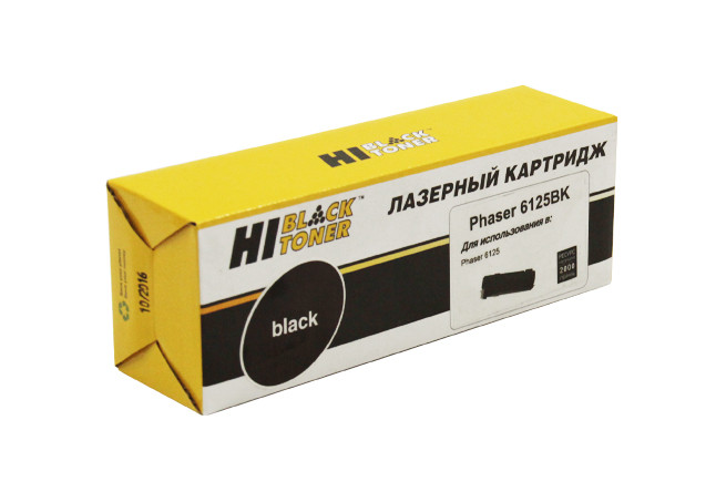 Тонер-картридж Hi-Black (HB-106R01338/106R01334) для Xerox Phaser 6125, Bk, 2K