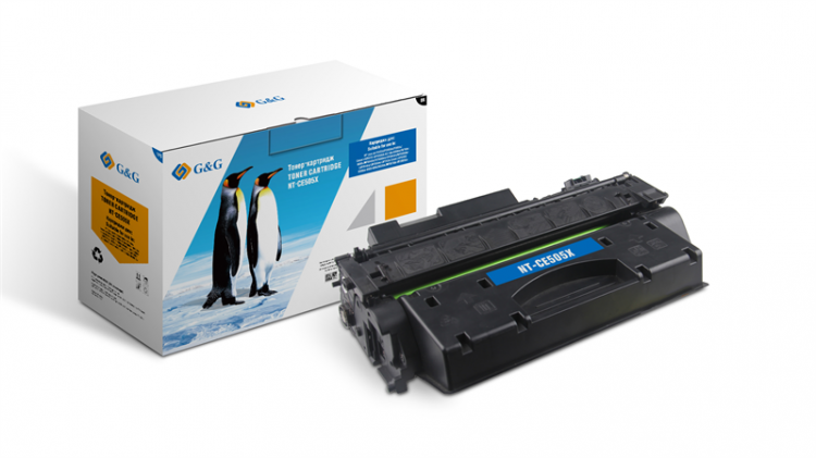 Картридж Cartridge G&G 05X для HP LJ P2055/M401/M425; Canon LBP6300/6310/6650/6670/6680 (6500стр.) (замена CE505X)