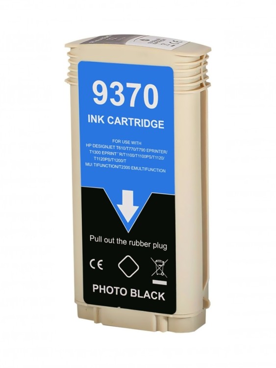 Струйный картридж NV Print 72 (NV-C9370A) Photo Black для HP DesignJet T1100, T1120, T1200, T1300,  T610, T620, T770, T790, T2300, T795 (130 мл)