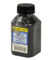 Тонер Content Универсальный для HP LJ 1010/1200/1160/4000/5000, Bk, 150 г, банка