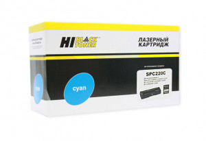 Картридж Hi-Black (HB-SPC220C) для Ricoh Aficio SPC220DN/C221DN/C222SF/C240DN, C, 2K