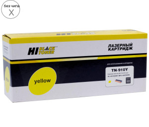 Тонер-картридж Hi-Black (HB-TN-910Y) для Brother HL-L9310CDW/MFC L9570CDW, Y, 9K