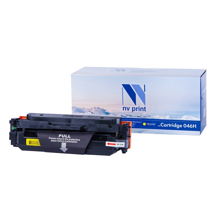 Картридж NVP совместимый NV-046H Yellow для Canon i-Sensys LBP 653Cdw/ 654Cx/ MF 732Cdw/ 734Cdw/ 735Cx (5000k)