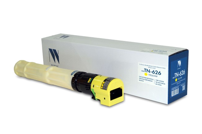 Тонер-картридж NVP совместимый NV-TN-626 Yellow для Konica Minolta Bizhub-C450i/Bizhub-C550i/Bizhub-C650i (ACV1250) (28000k)
