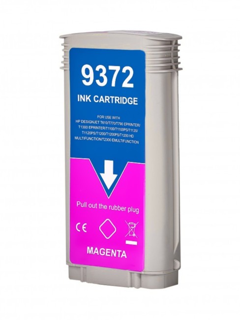 Струйный картридж NV Print 72 (NV-C9372A) Magenta для HP DesignJet T1100, T1120, T1200, T1300,  T610, T620, T770, T790, T2300, T795 (130 мл)