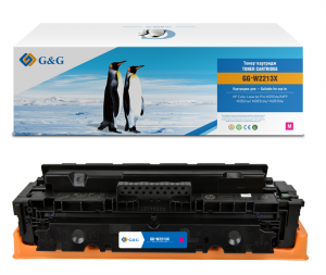 Картридж Cartridge G&G 207X для HP CLJ M255/M282/M283, with chip (2450стр.), пурпурный (замена W2213X)