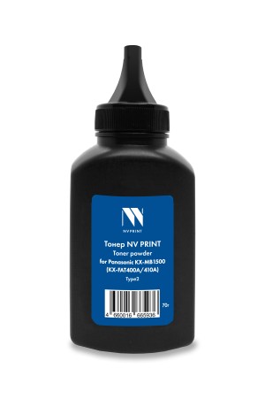 Тонер NVP для Panasonic KX-MB1500 (KX-FAT400A/410A) Type2 (70г) совместимый