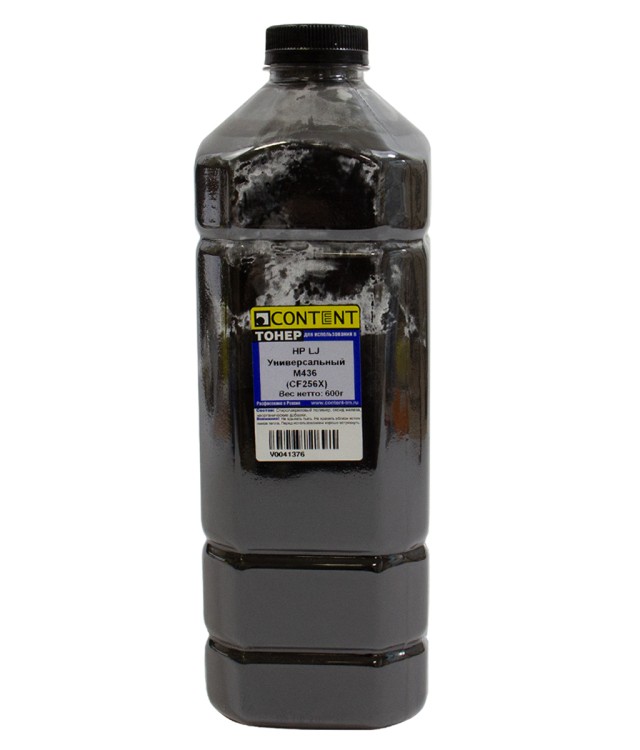 Тонер Content универсальный для НP LJ M436 (CF256X), Bk, 600 г, канистра