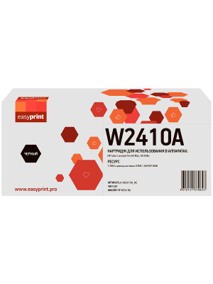 W2410A Картридж EasyPrint LH-W2410A_NC для HP Color LaserJet Pro M182n/M183fw (1050 стр.) черный, БЕЗ ЧИПА
