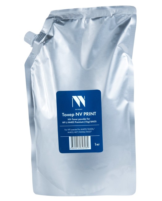 Тонер NVP для HP M402 (1кг, ASC) пакет (CF226A/X , CF228A/X,CF287A/X) для HP LaserJet Pro M402, M426, M403, M427, M506, M527;  Canon LBP 212, 214, 215, MF421, 426d, 428, 429  совместимый Premium