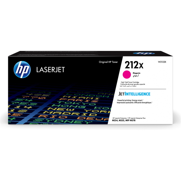 Cartridge HP 212X для CLJ M554/M555/M578 , пурпурный ( 10 000 стр.)