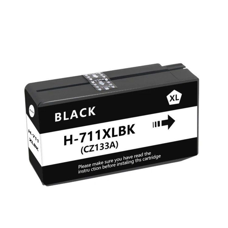 Струйный картридж NV Print 711 (NV-CZ133A) Black для HP Designjet T120/T520 (80 мл) совместимый