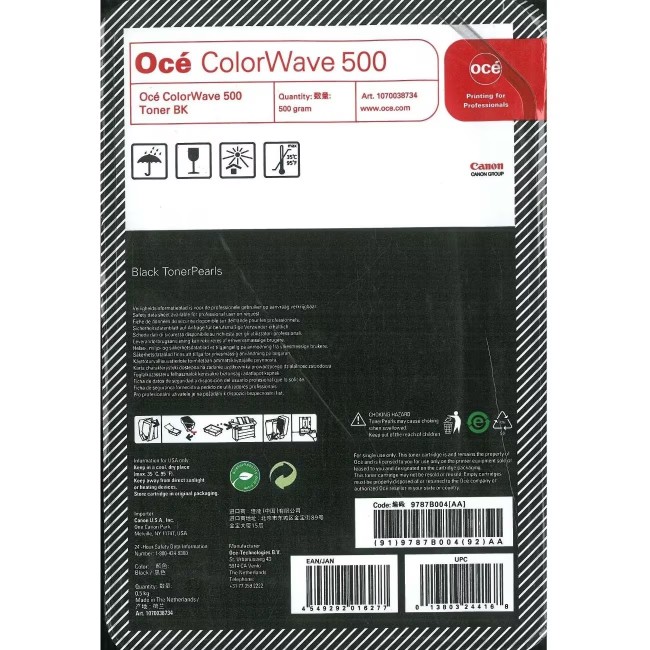 Тонер-картридж Oce ColorWave 500 Black, 500г