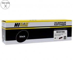 Картридж Hi-Black (HB-W2410A) для HP CLJ Pro M155a/MFP M182n/M183fw, Bk, 1,05K, без чипа