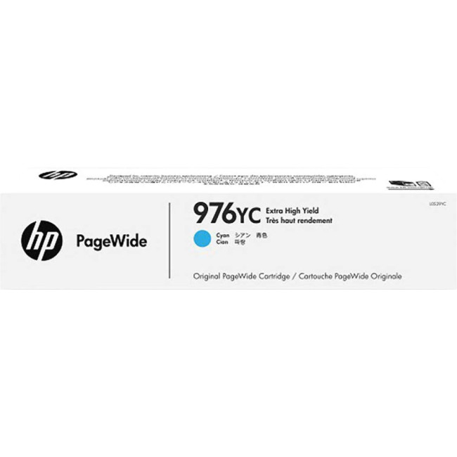 Catridge HP 976YC для PageWide Managed MFP P55250/P57750, голубой (16 000 стр.)