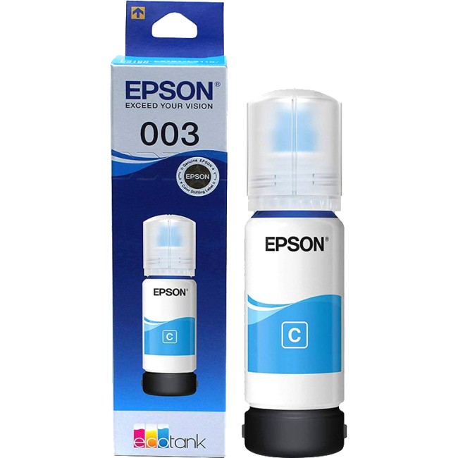 Чернила Epson 003 EcoTank Ink Cyan 65ml