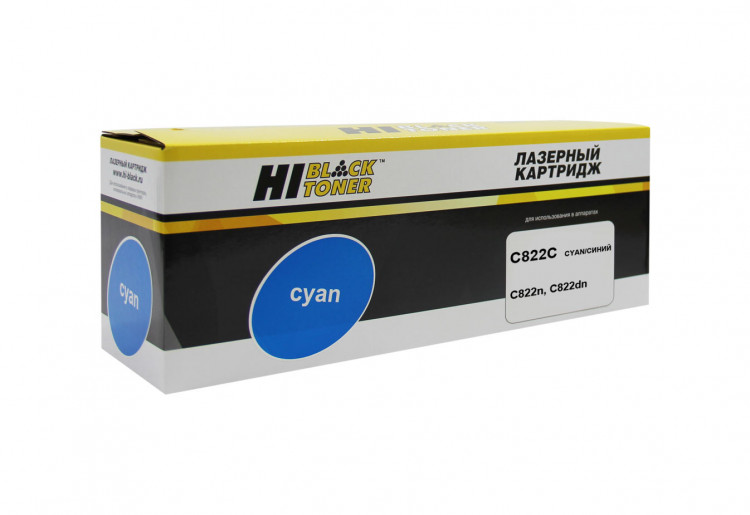 Тонер-картридж Hi-Black (HB-44844627/44844615) для OKI C822n/C822dn, C, 7,3K