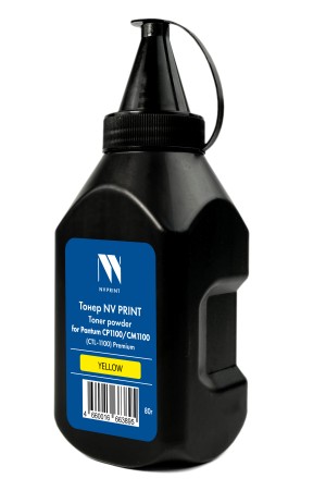 Тонер NVP для Pantum CP1100/CM1100 (CTL-1100) Premium (80г) Yellow совместимый