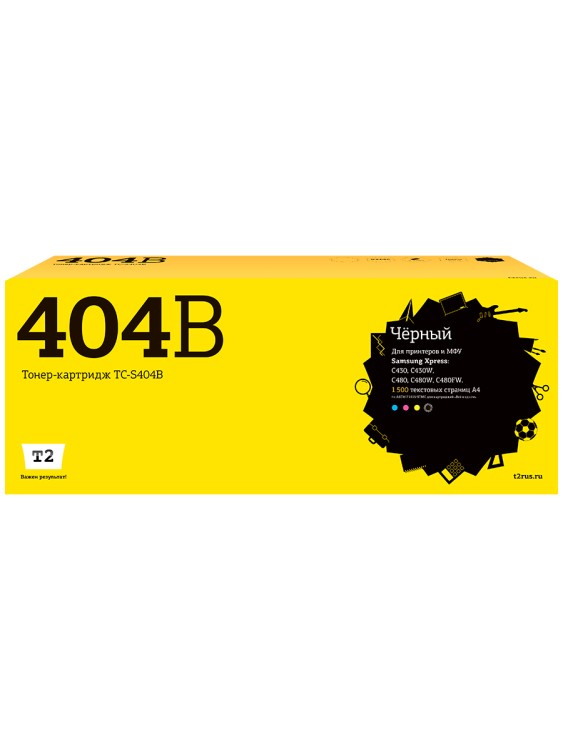 TC-S404B Картридж T2 для Samsung Xpress SL-C430/C430W/C480/C480W/C480FW (1500стр.) черный, с чипом