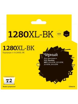 IC-B1280XL-BK Картридж T2 для Brother MFC-J5910DW/J6510DW/J6710DW/J6910DW, черный