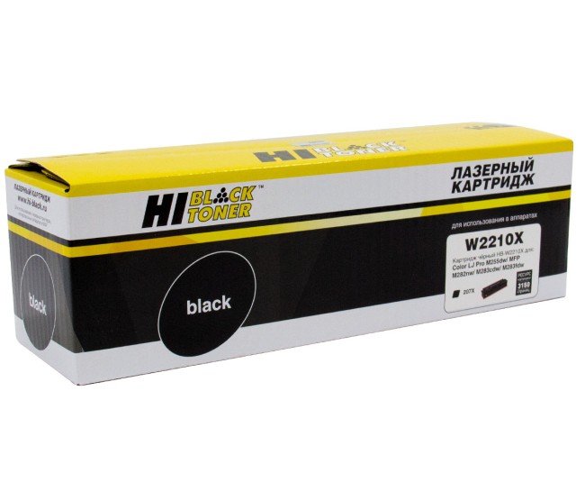 Картридж Hi-Black (HB-W2210X) для HP CLJ Pro M255dw/MFP M282nw/M283fdn, Bk, 3,15K, без чипа