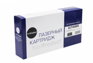 Тонер-картридж NetProduct (N-CLT-K406S) для Samsung CLP-360/365/368/CLX-3300/3305, Bk,1,5K