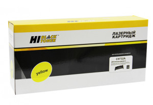 Картридж Hi-Black (HB-C9732A) для HP CLJ 5500/5550, Y, 12K