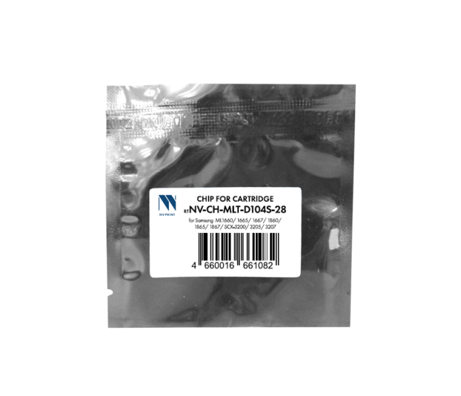 Чип NVP для Samsung MLT-D104S (28шт) для ML1660/1665/1667/1860/1865/1867, SCX-3200/3205/3207 (1.5K) совместимый