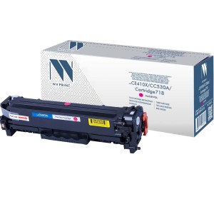 Картридж NVP совместимый NV-CE413A/CC533A/NV-718 Magenta универсальные для HP/Canon Color LaserJet 300 MFP M375nw/ 400 MFP M475dn/ 400 MFP M475dw/ 300 M351a/ 400 M451dn/ 400 M451dw/ 400 M451nw/ CP2024/ CP2024n/ CP2024dn/ CP2025/ CP2025n/ CP2025dn/ CP2026/