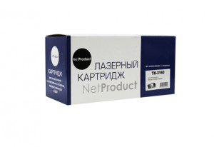 Тонер-картридж NetProduct (N-TK-3160) для Kyocera P3045dn/P3050dn/P3055dn, 12,5K, с/ч