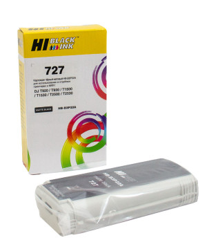Картридж Hi-Black (B3P22A) для HP DJ T920/T1500, Mattblack, №727, 130 мл HB-B3P22A