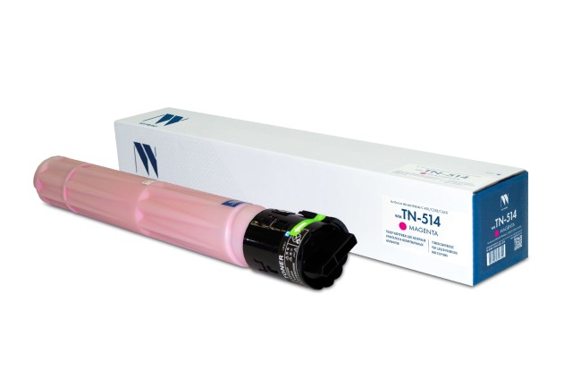 Тонер-картридж NVP совместимый NV-TN-514 Magenta для Konica Minolta Bizhub-C 458/С558/С658 (26000k) (A9E8350)