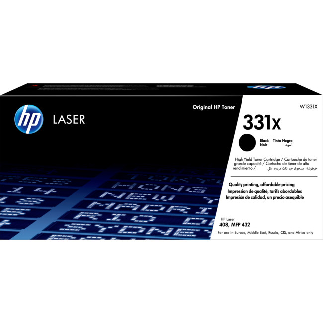 Картридж лазерный HP 331X для HP Laser 408dn/MFP 432fdn, 15К (О) чёрный W1331X