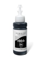 Чернила NV PRINT T6641 (C13T66414A) для Epson L100, L110, L120, L132, L200, L210, L222, L300, L312, L350, L355, L362, L366, L456, L550, L555, L566, L1300, L386, L486, L121, L3050, L3060, L3070, L364, L382,  L605, L655, L1455 (70 ml) Black совместимые