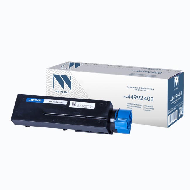Картридж NVP совместимый NV-44992403 для Oki 401d/ 401dn/ MB 441dn/ 451dn/ 451w (1500k)