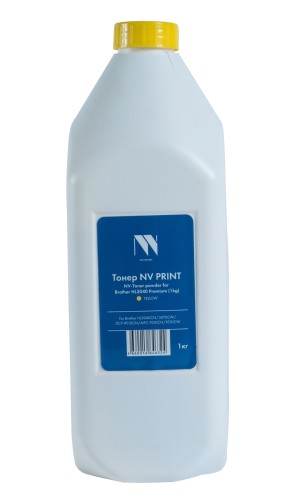 Тонер NVP для Brother (1кг) Yellow для HL-3040cn, 3045cn, 3070cw, 3075; MFC-9010, 9120, 9125, 9320, 9325; DCP-9010cn совместимый Premium