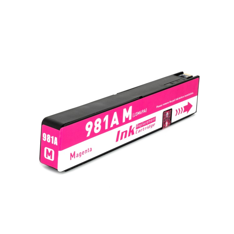 Струйный картридж NV Print 981A (NV-J3M69A) Magenta для HP PageWide 556/586 (100 мл) совместимый