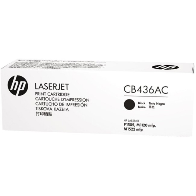 Тонер-картридж HP LaserJet CB436A Black Print Cartridge Contract