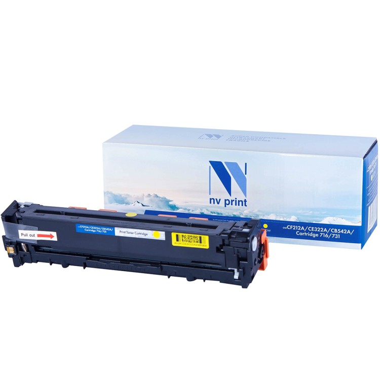 Картридж NVP совместимый NV-CF212A/CE322A/CB542A/NV-716/731 Yellow универсальные для HP/Canon LaserJet Pro 200 color MFP M276n/ MFP M276nw/ 200 M251n/ M251nw/ CM1415fn/ CM1415fnw/ CP1525n/ CP1525nw/ LBP 7100 i-Sensys 7100CN/ 7110/ 7110CW/ MF 623CN/ 628CW/ Картридж NVP совместимый NV-CF212A/CE322A/CB542A/NV-716/731 Yellow универсальные для HP/Canon LaserJet Pro 200 color MFP M276n/ MFP M276nw/ 200 M251n/ M251nw/ CM1415fn/ CM1415fnw/ CP1525n/ CP1525nw/ LBP 7100 i-Sensys 7100CN/ 7110/ 7110CW/ MF 623CN/ 628CW/