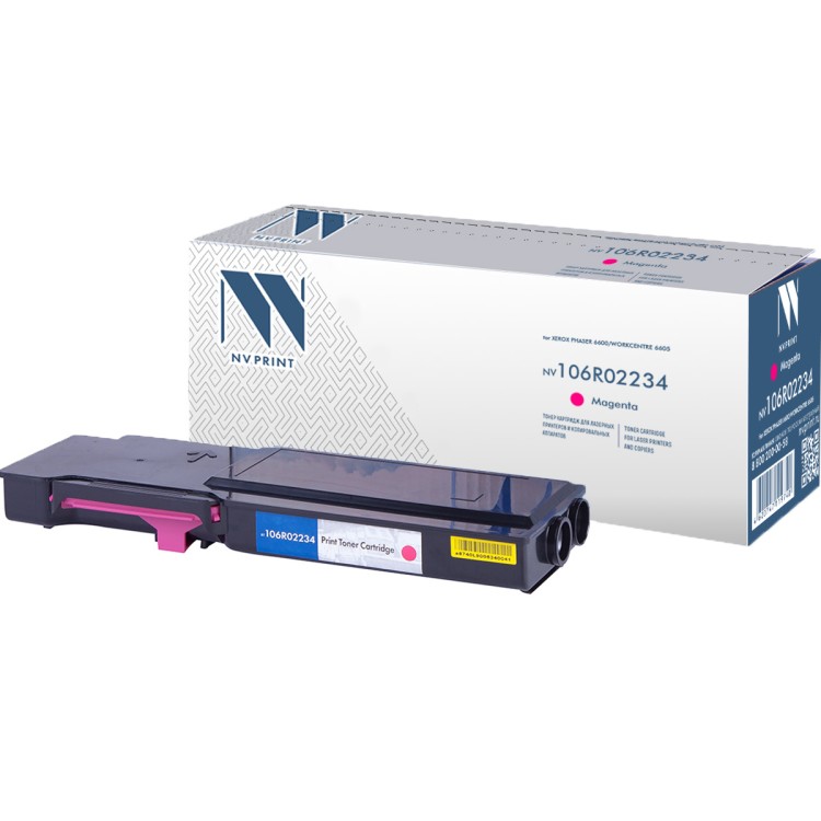 Картридж NVP совместимый NV-106R02234 Magenta для Xerox Phaser 6600/WorkCentre 6605 (6000k)