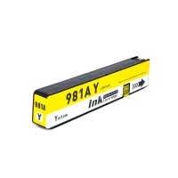 Струйный картридж NV Print 981A (NV-J3M70A) Yellow для HP PageWide 556/586 (100 мл) совместимый