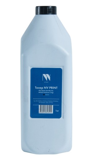 Тонер NVP для HP 252 (1кг) Black для CF400A, W2030A/X, W2070A, W2210A/X, W2410A, HP Color LaserJet M252, M274, M277,  150, 178, 179, M255, M282, M283, M182, M183 совместимый Premium