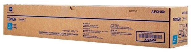 Konica minolta тонер-картридж tn-619c голубой bizhub pro c1060/c1070 (p) 78 000