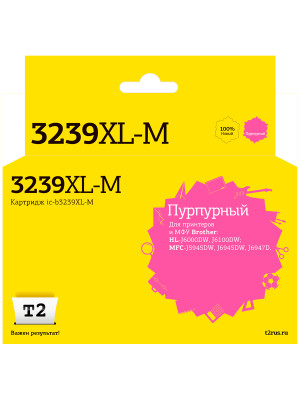 IC-B3239XL-M Картридж T2 для Brother HL-J6000DW/J6100DW/MFC-J5945DW/J6945DW/J6947D (5000стр.), пурпурный, с чипом, пигментный