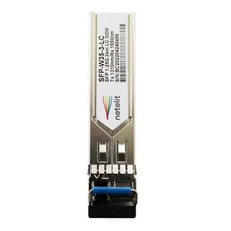 Оптический трансивер NETELIT NTL-SFP-W35-3-LC 1,25Gbps Tx/Rx: 1310/1550нм LC 3 км