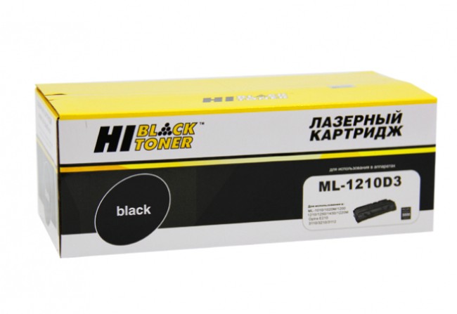 Картридж Hi-Black (HB-ML-1210D3) для Samsung ML-1210/1250/Xerox Phaser 3110, 2,5K Картридж Hi-Black (HB-ML-1210D3) для Samsung ML-1210/1250/Xerox Phaser 3110, 2,5K