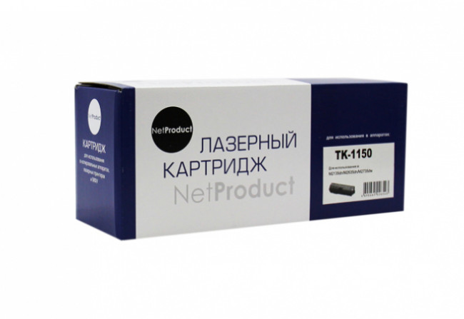 Тонер-картридж NetProduct (N-TK-1150) для Kyocera M2135dn/M2635dn/M2735dw, 3K, с/чип