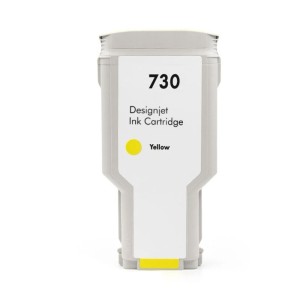 Струйный картридж NV Print 730 (NV-P2V70A) Yellow для HP DesignJet T1700, T1600, T2600 (300 мл) совместимый